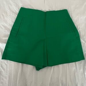 Zara Green Shorts